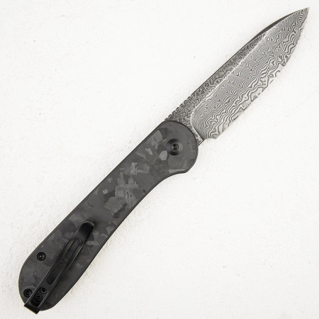 Нож CIVIVI Elementum Button Lock, Damascus, Marble Carbon Нож CIVIVI Elementum Button Lock, Damascus, Marble Carbon - купить в интернет-магазине Blademan